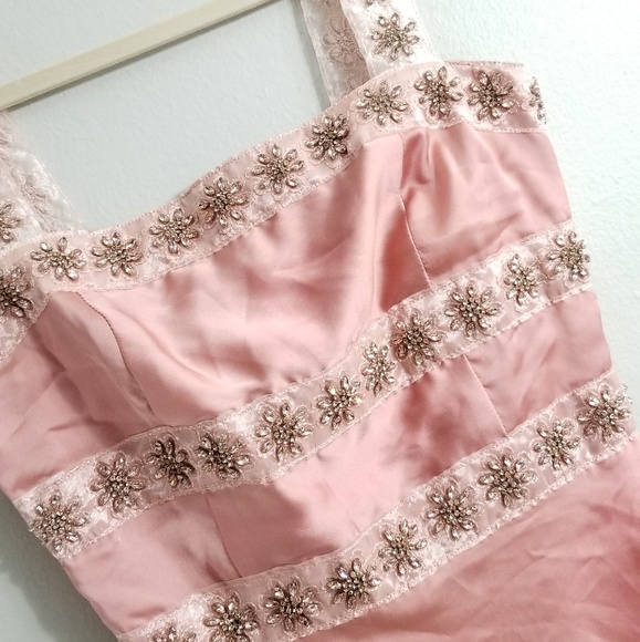 🍒NWT🍒 FL&L BEADED MIDI DRESS - Picture 6 of 8